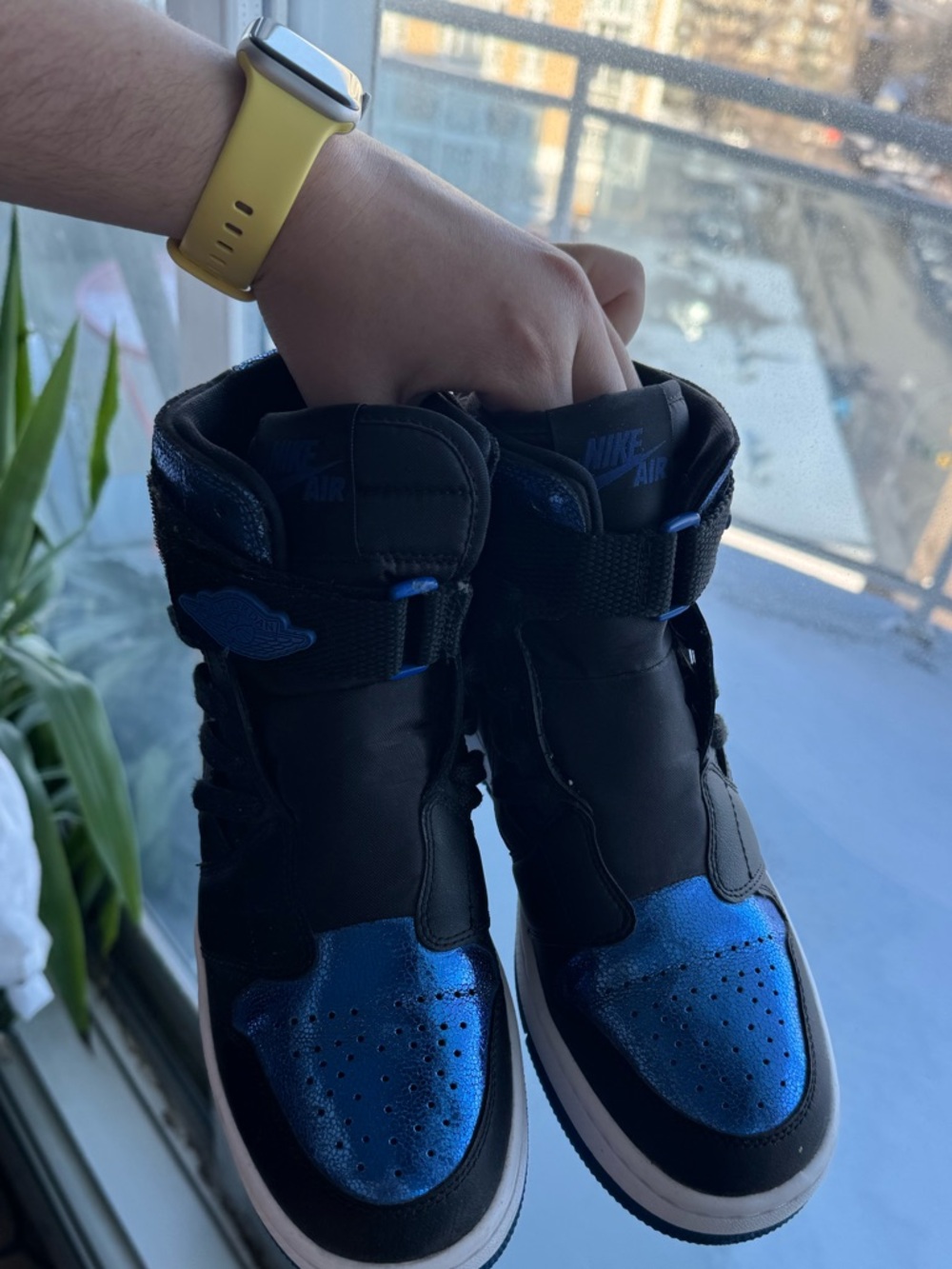 Jordan Wmns Air Jordan 1 Nova XX in Black and Game Royal - Picture 9 of 13